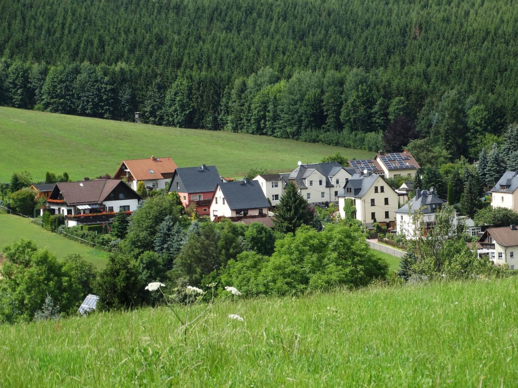 Ferienwohnung "Am Vaterlandsgrubenweg" Oelsnitz  Exterior photo